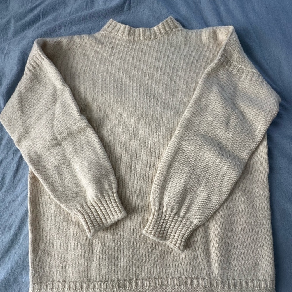 Guernsey hand knit wool sweater.